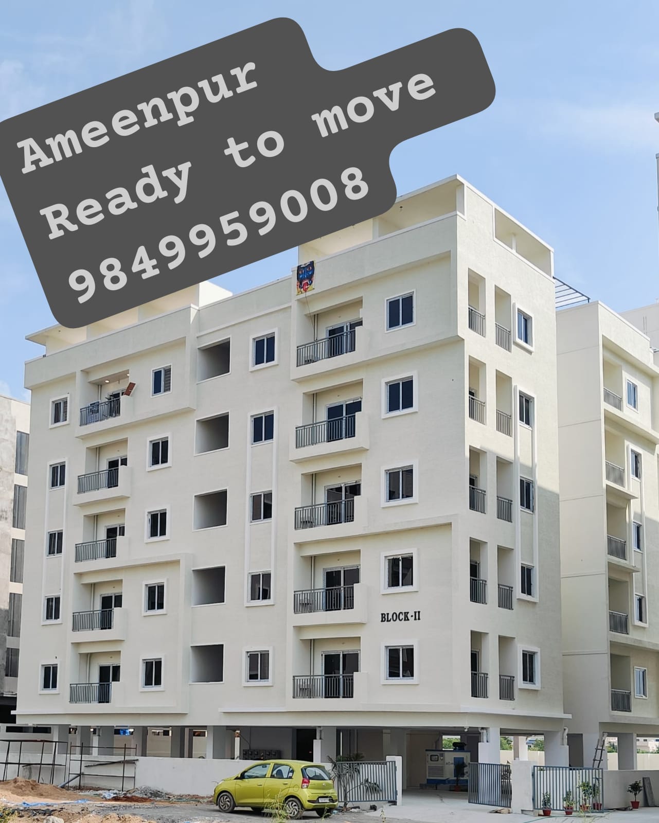 New Ready To Move Fully Gated Community Apartments At Ameenpur